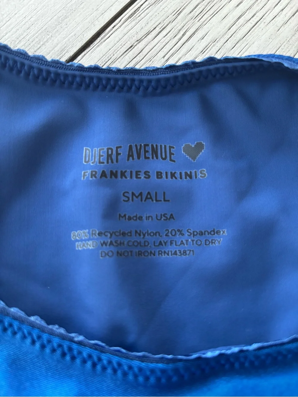 Frankie's Bikinis Royal Blue Underwire Bikini Set